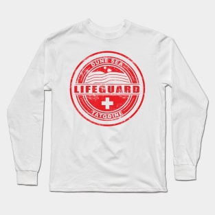 Dune Sea Lifeguard  Red [Normal Distressed] Long Sleeve T-Shirt